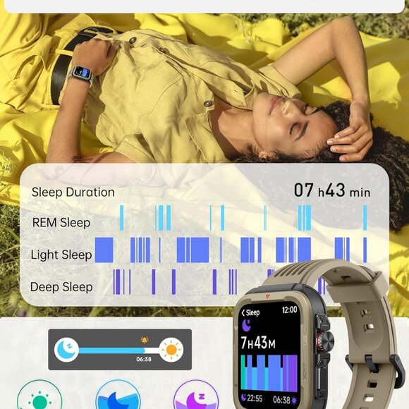 Smart Watch for Men Women Answer/Make Call, Alexa Built in, 1.8" Fitness Tracker - Picture 6 of 9